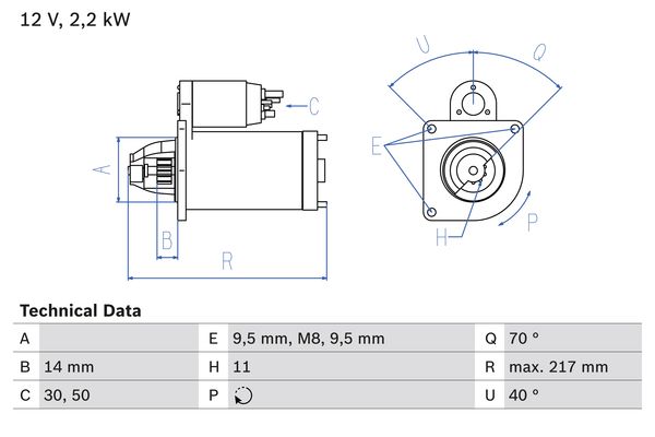 Bosch Starter 0 986 023 580