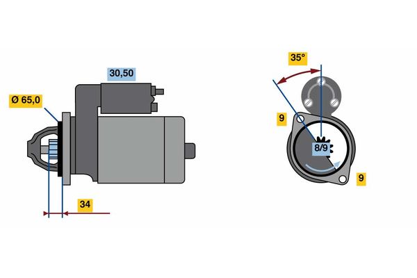 Bosch Starter 0 986 023 790