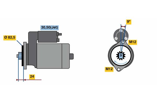 Bosch Starter 0 986 023 800