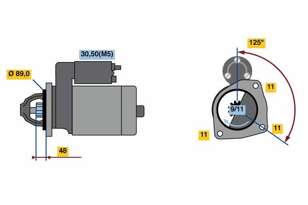 Bosch Starter 0 986 023 830