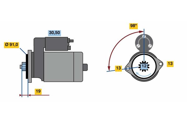 Bosch Starter 0 986 023 840