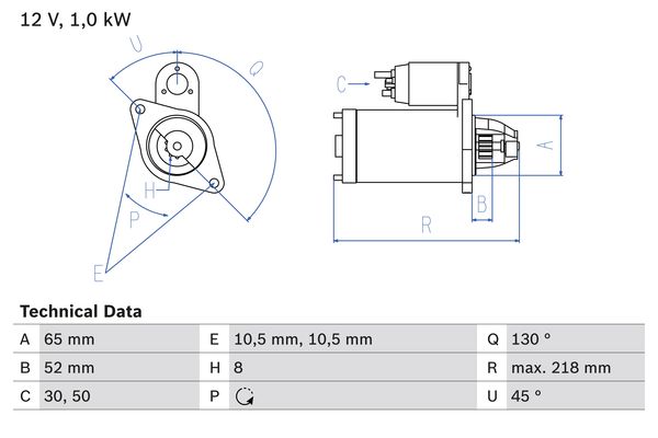 Bosch Starter 0 986 024 700