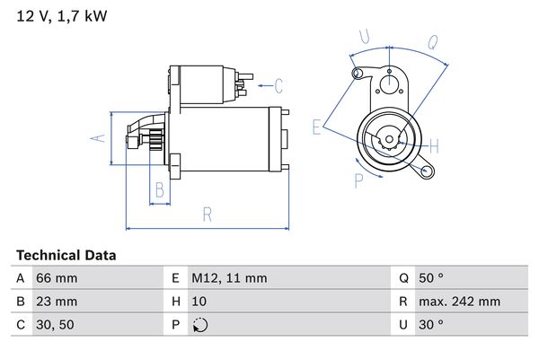 Bosch Starter 0 986 025 240