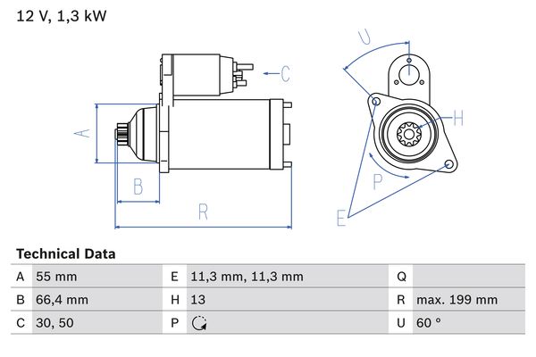 Bosch Starter 0 986 025 340