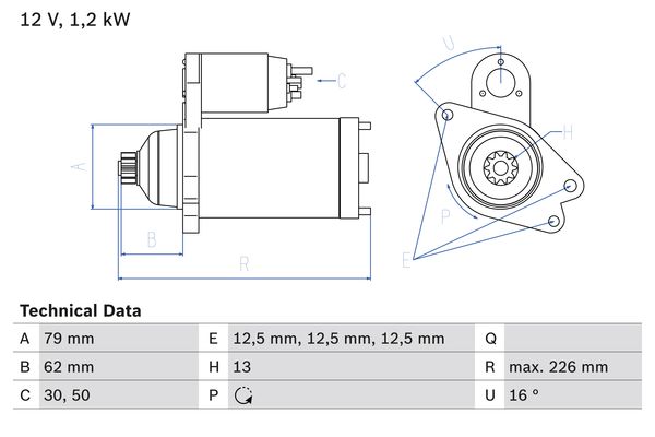 Bosch Starter 0 986 029 140