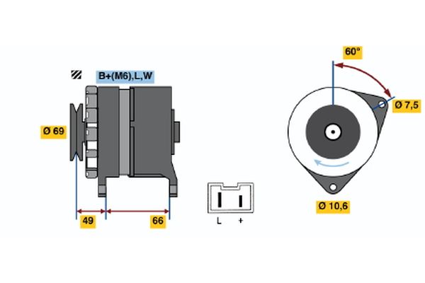 Bosch Alternator/Dynamo 0 986 032 320