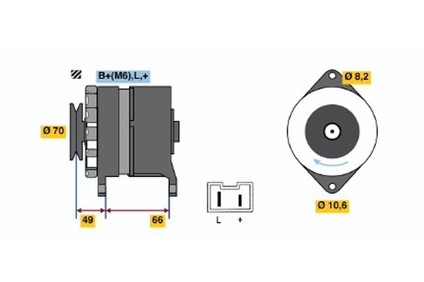 Bosch Alternator/Dynamo 0 986 034 801