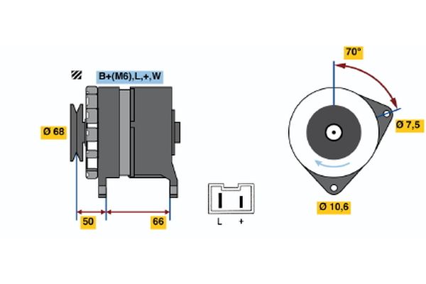 Bosch Alternator/Dynamo 0 986 036 901