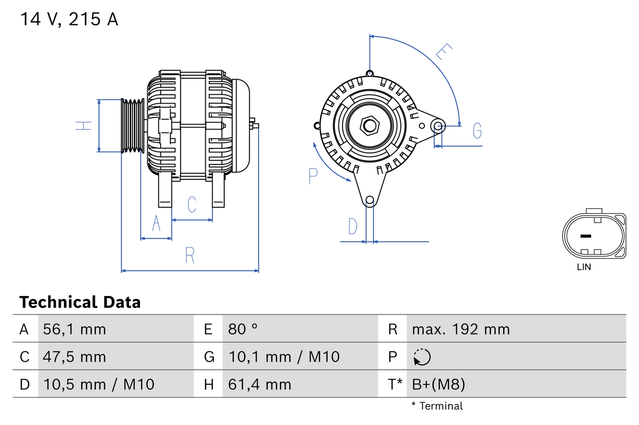 Bosch Alternator/Dynamo 0 986 083 920
