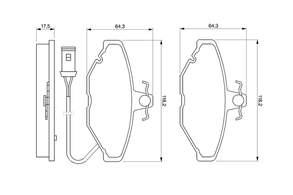 Bosch Remblokset 0 986 424 151