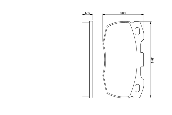 Bosch Remblokset 0 986 424 286