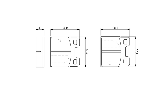 Bosch Remblokset 0 986 424 408