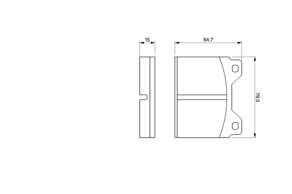 Bosch Remblokset 0 986 424 419