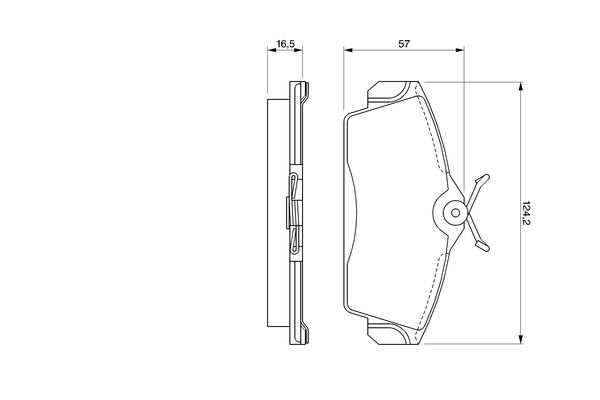 Bosch Remblokset 0 986 424 490