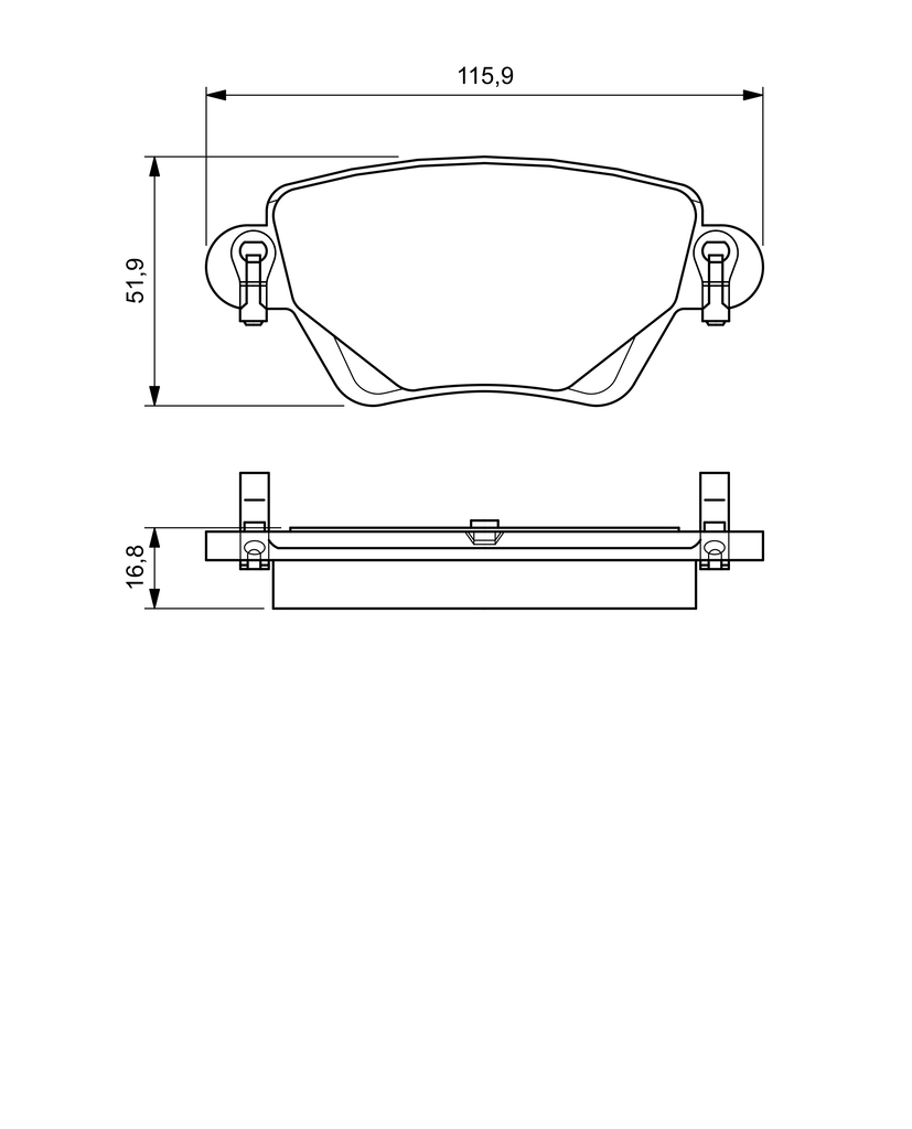 Bosch Remblokset 0 986 424 683