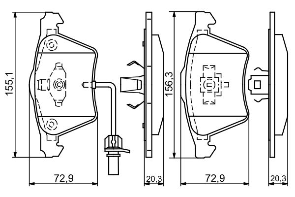 Bosch Remblokset 0 986 424 806