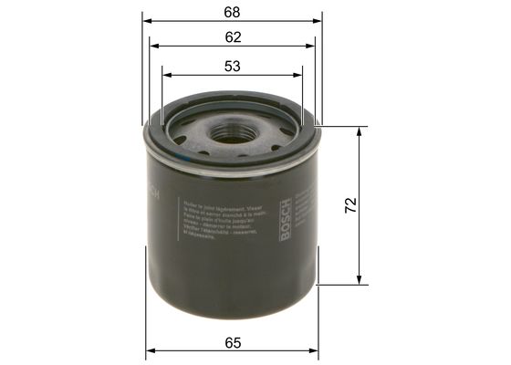 Bosch Oliefilter 0 986 452 028