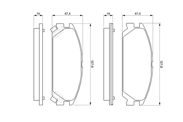 Bosch Remblokset 0 986 460 936