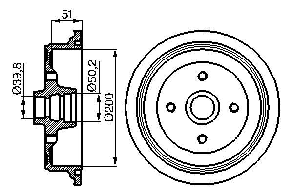 Bosch Remtrommel 0 986 477 016