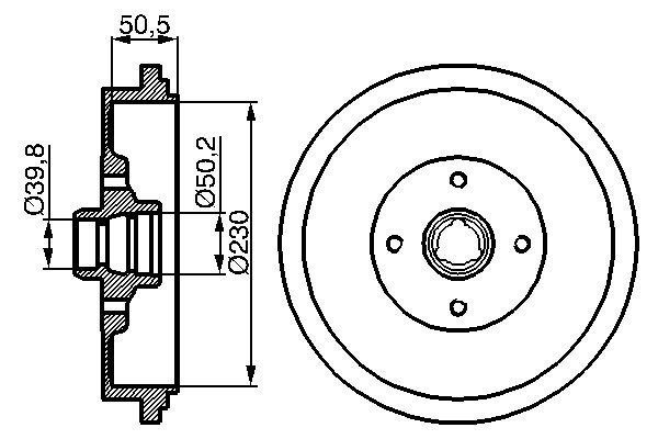 Bosch Remtrommel 0 986 477 042