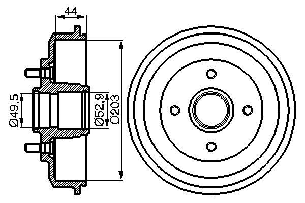 Bosch Remtrommel 0 986 477 102