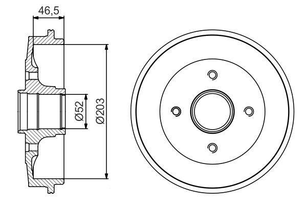 Bosch Remtrommel 0 986 477 184