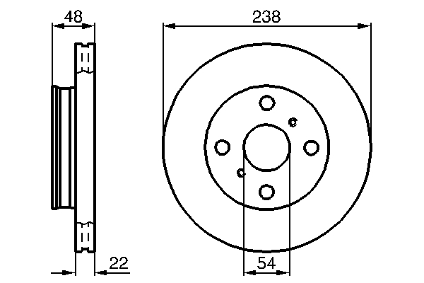 Bosch Remschijven 0 986 478 857