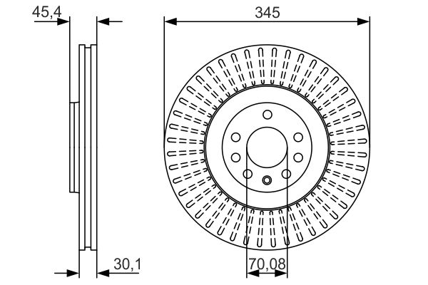 Bosch Remschijven 0 986 479 A24