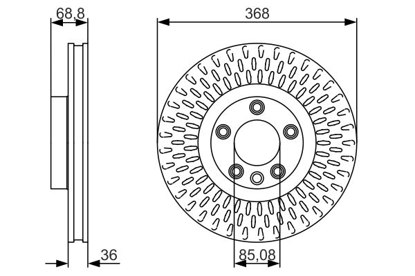 Bosch Remschijven 0 986 479 A33