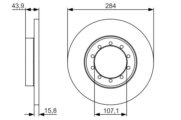 Bosch Remschijven 0 986 479 A34