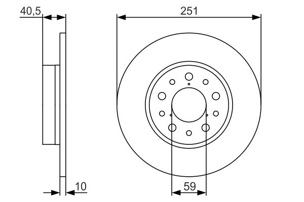 Bosch Remschijven 0 986 479 A37