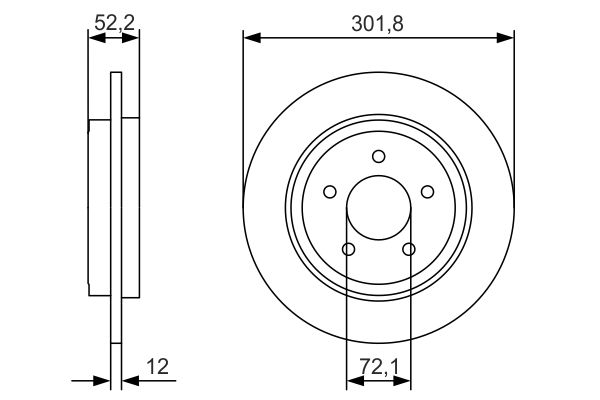 Bosch Remschijven 0 986 479 A53