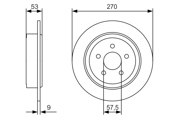 Bosch Remschijven 0 986 479 A79