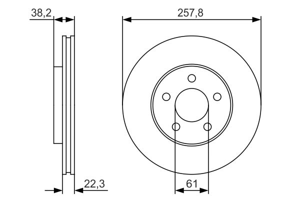 Bosch Remschijven 0 986 479 R56