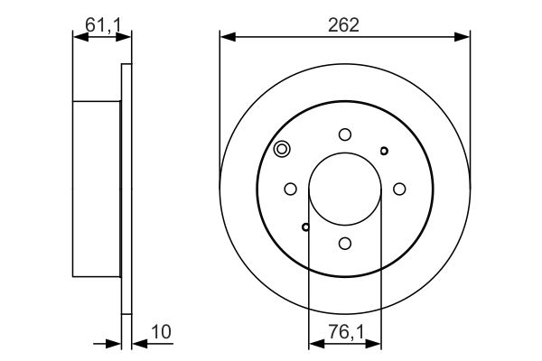 Bosch Remschijven 0 986 479 S68