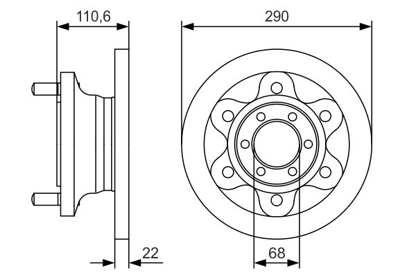 Bosch Remschijven 0 986 479 S95