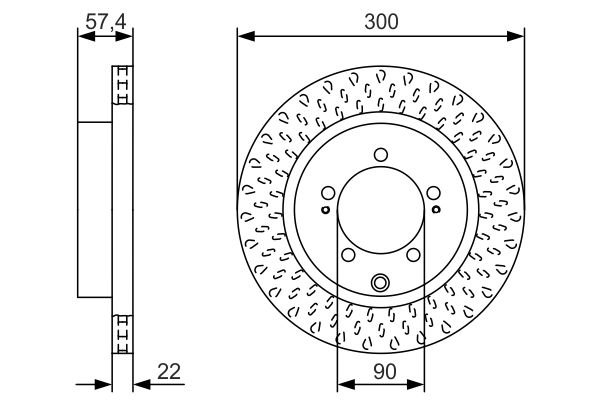 Bosch Remschijven 0 986 479 T33