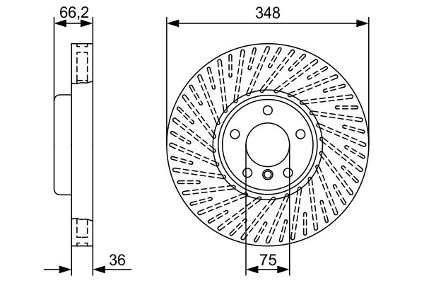 Bosch Remschijven 0 986 479 W19