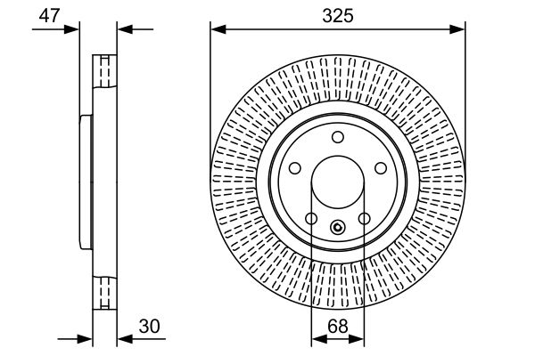 Bosch Remschijven 0 986 479 W52