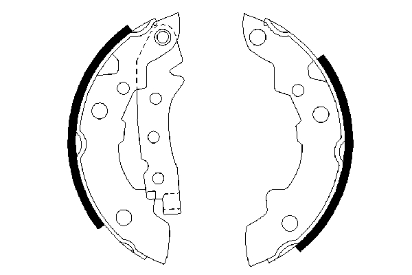 Bosch Remschoen set 0 986 487 081