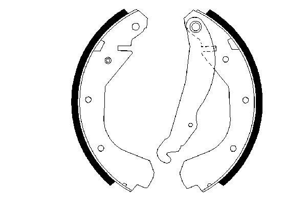 Bosch Remschoen set 0 986 487 199