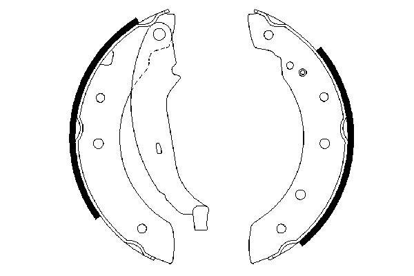 Bosch Remschoen set 0 986 487 266