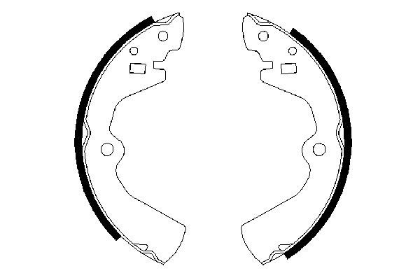 Bosch Remschoen set 0 986 487 300