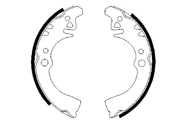 Bosch Remschoen set 0 986 487 307