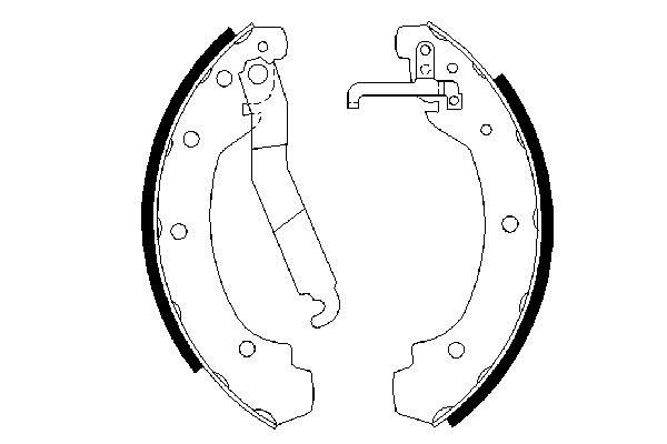 Bosch Remschoen set 0 986 487 389