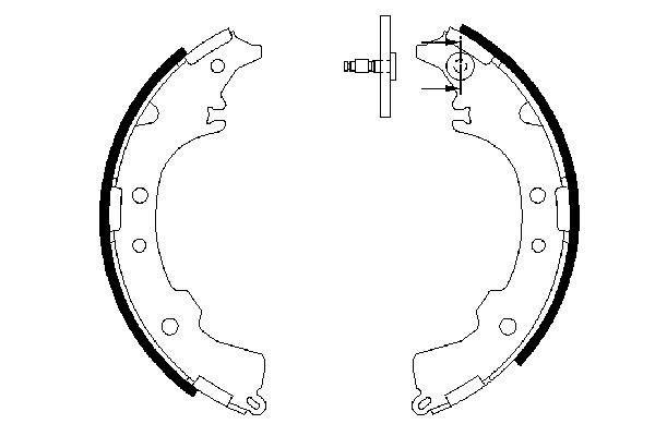 Bosch Remschoen set 0 986 487 588