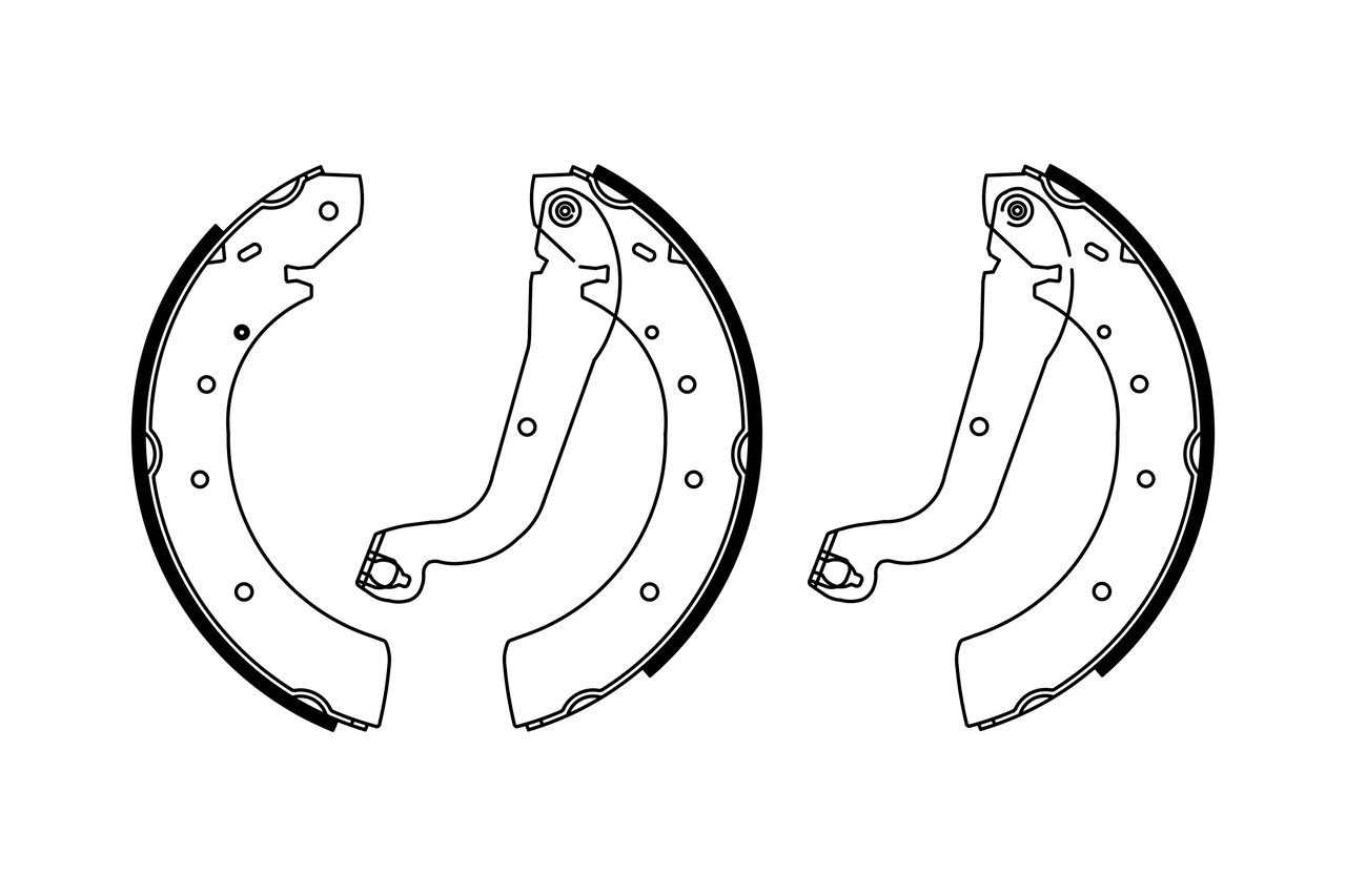 Bosch Remschoen set 0 986 487 785