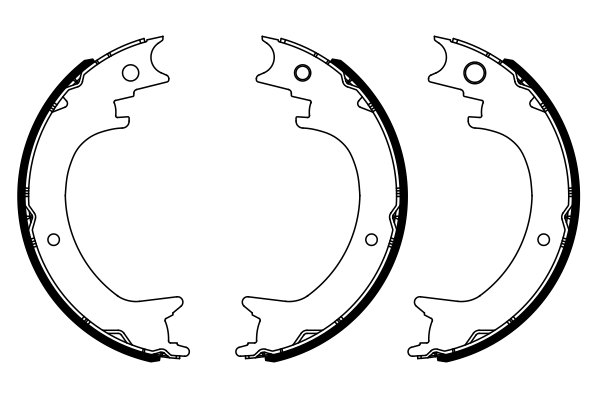 Bosch Remschoen set 0 986 487 945