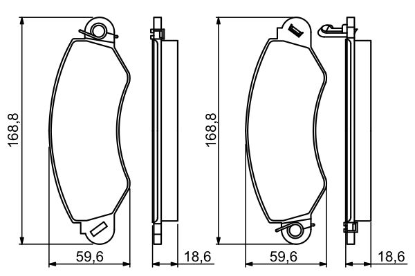 Bosch Remblokset 0 986 494 300