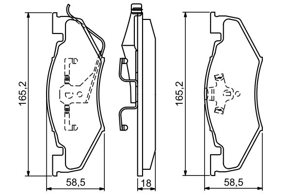Bosch Remblokset 0 986 494 336